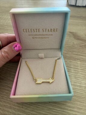 Celeste Starre Gold Arrow Necklace - Gold